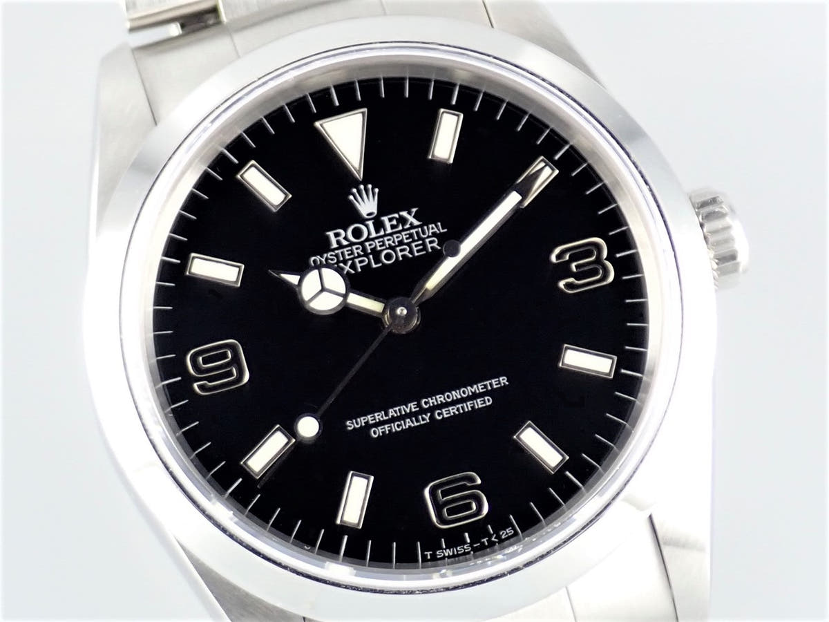 ロレックス エクスプローラーI Ref.14270 ブラック文字盤 中古 explorer-275