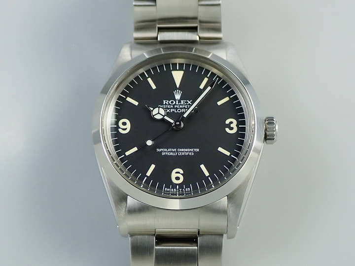 ロレックス エクスプローラーI Ref.1016 ステンレススチール ブラック文字盤