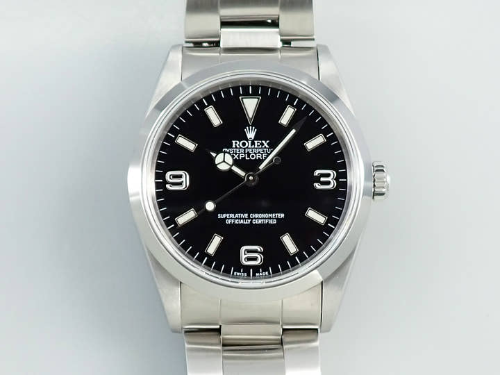 Rolex Explorer I Ref. 14270 Stainless Steel Black Dial