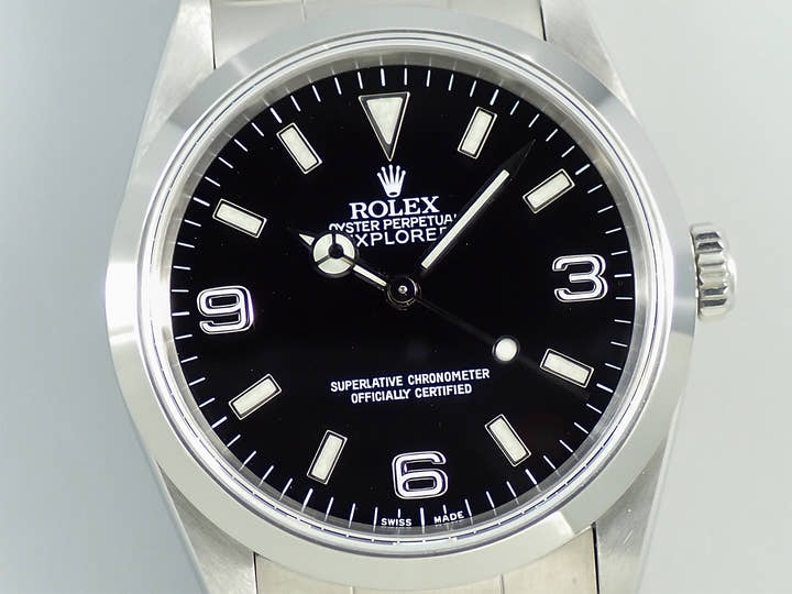 Rolex Explorer I Ref. 14270 Stainless Steel Black Dial