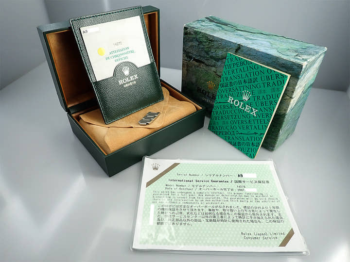 Rolex Explorer I Ref. 14270 Stainless Steel Black Dial