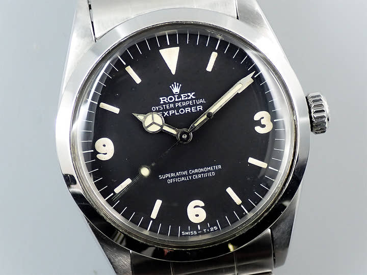 ロレックス エクスプローラーI Ref.1016 ブラック文字盤 中古 22UPW9TJ