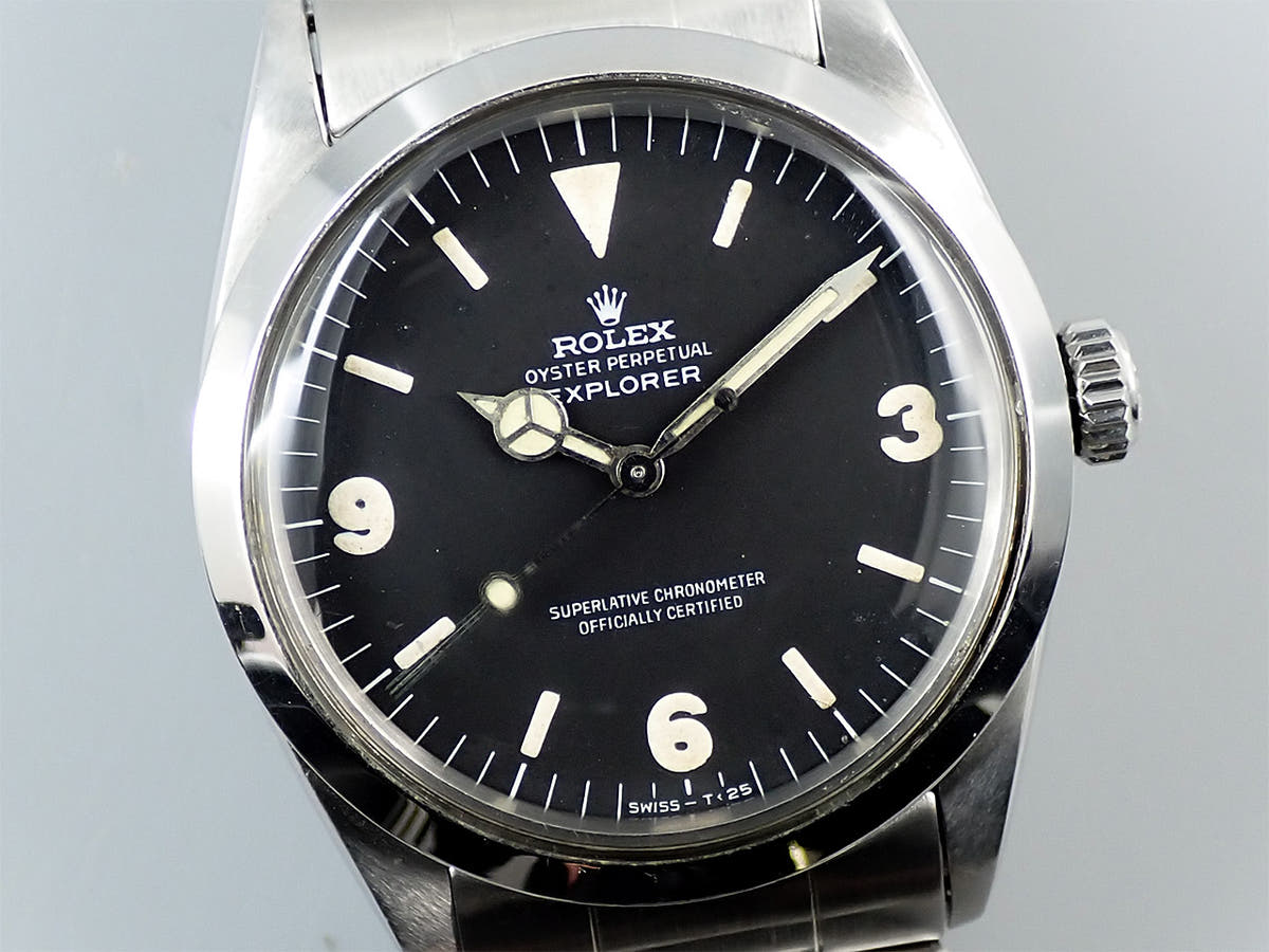 ロレックス エクスプローラーI Ref.1016 ブラック文字盤 中古 22UPW9TJ