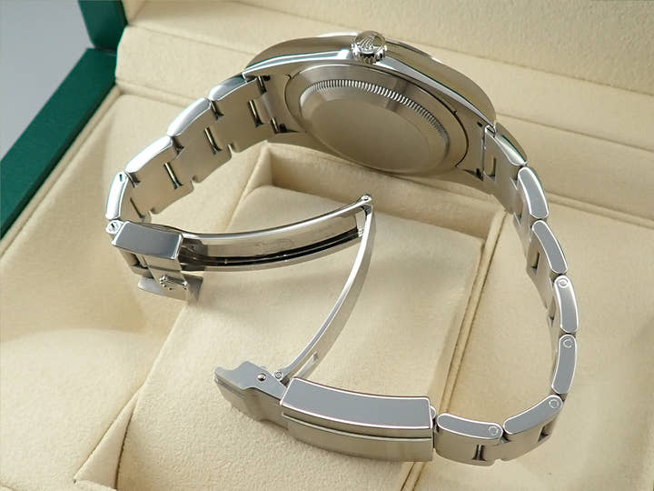 ロレックス エクスプローラーI 鏡面ブラックアウト Ref.214270 ステンレススチール ブラック文字盤