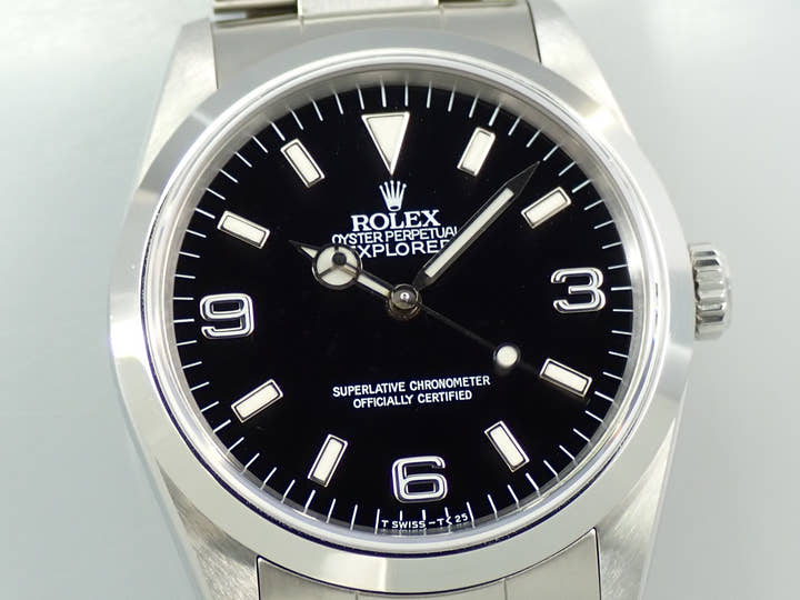 Rolex Explorer I Ref. 14270 Stainless Steel Black Dial