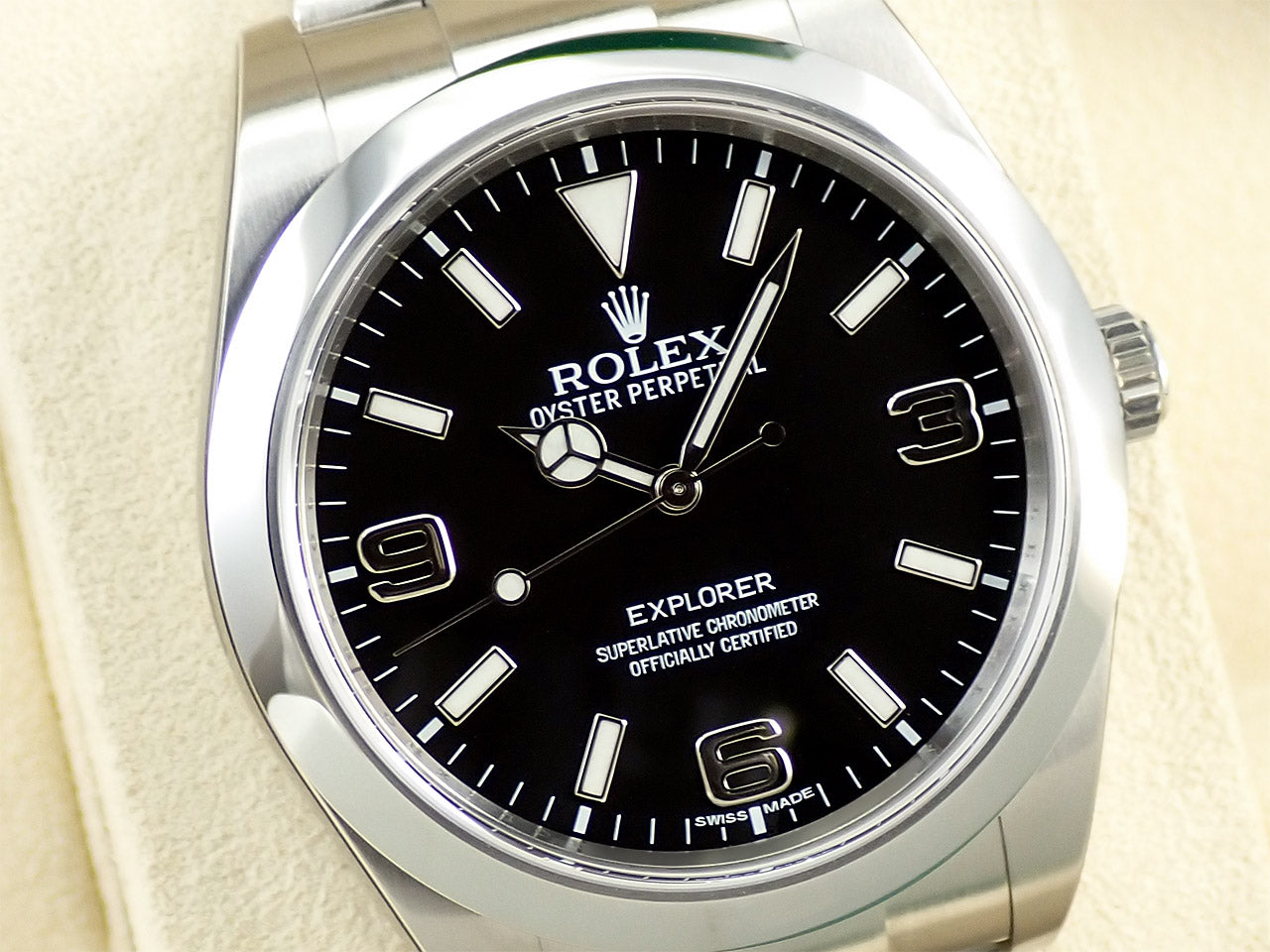 Rolex Explorer Blackout Mirror Buckle &lt;Warranty, Box, etc.&gt;