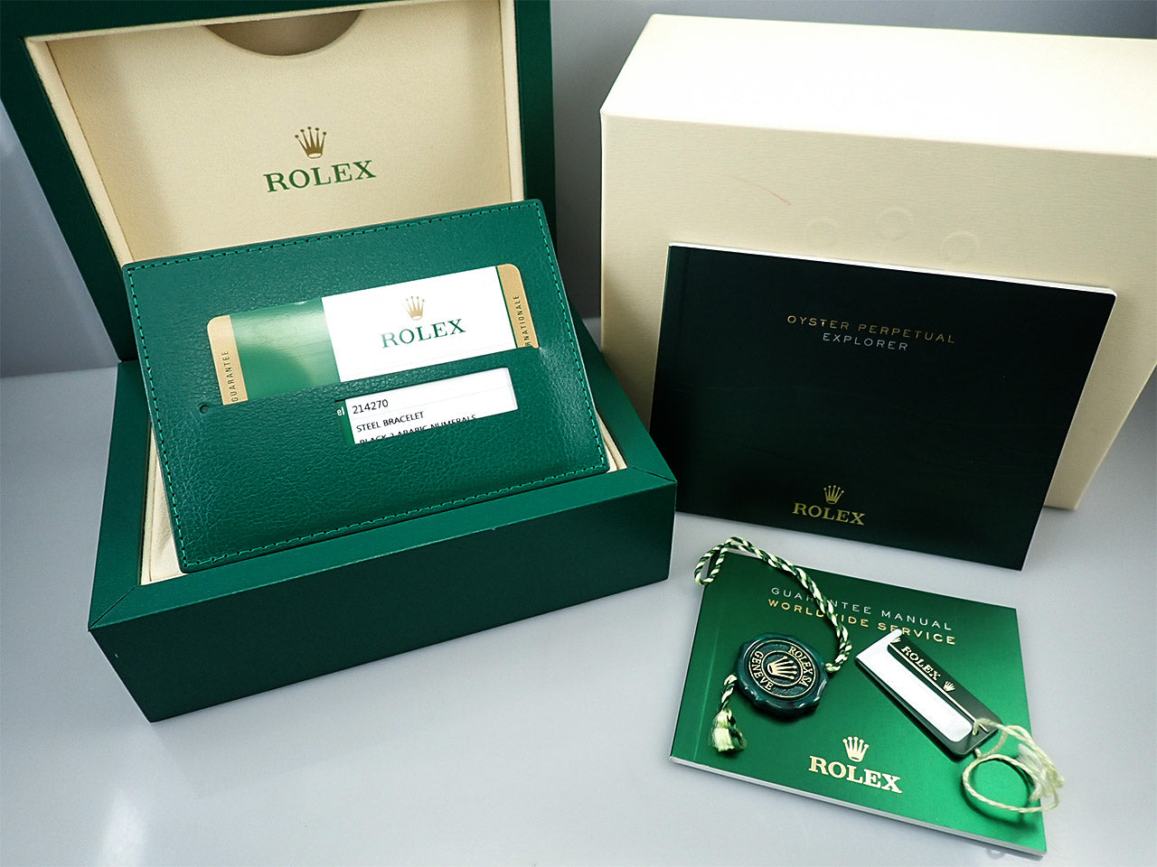 Rolex Explorer Blackout Mirror Buckle &lt;Warranty, Box, etc.&gt;