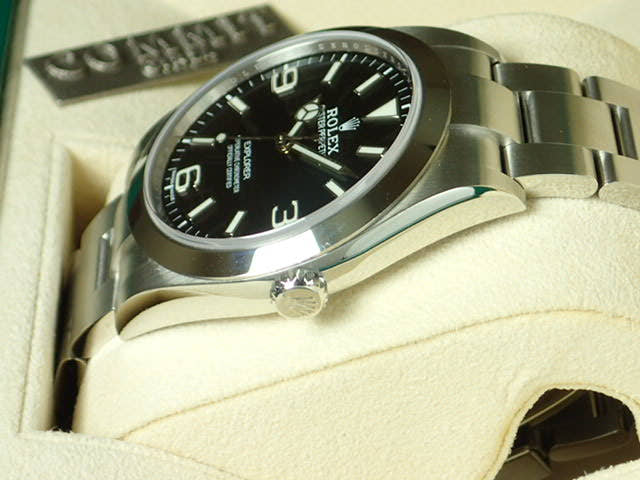 ロレックス エクスプローラー Ref.214270 ブラック文字盤 中古 explorer-28