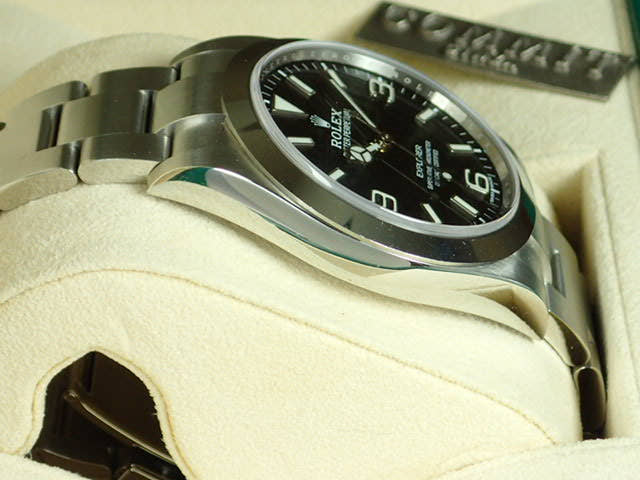 ロレックス エクスプローラー Ref.214270 ブラック文字盤 中古 explorer-28