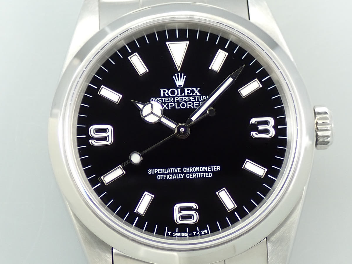 ロレックス エクスプローラーI Ref.14270 ブラック文字盤 中古 ZALJF00L