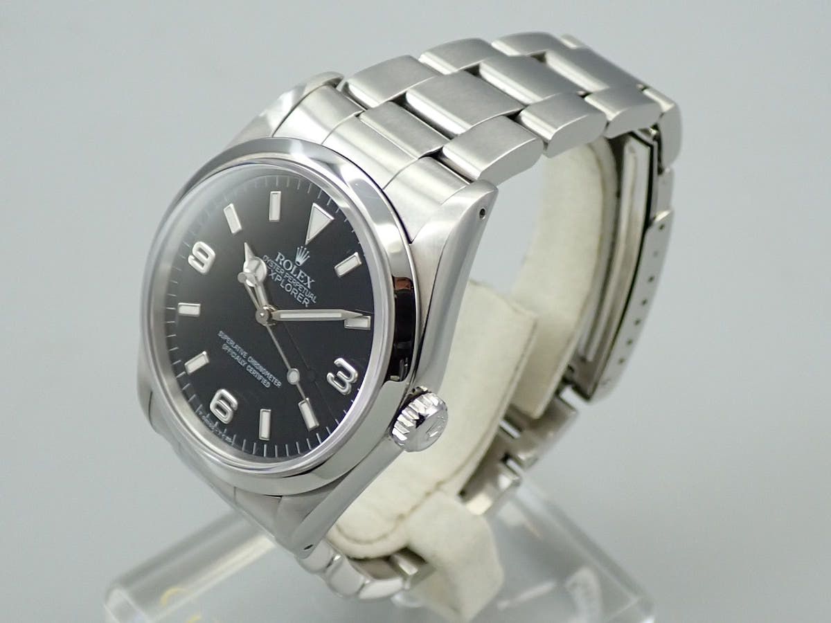 ロレックス エクスプローラーI Ref.14270 ブラック文字盤 中古 ZALJF00L