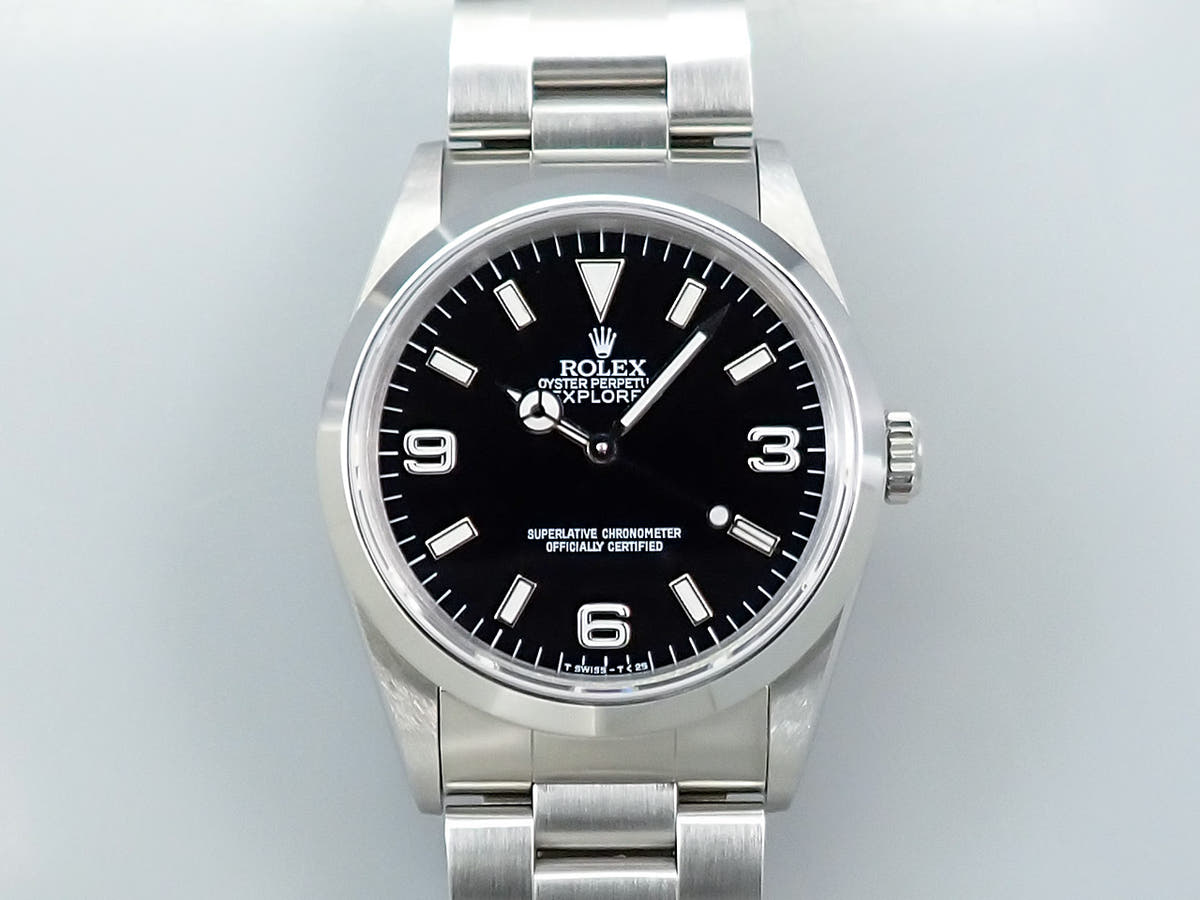 ロレックス エクスプローラーI Ref.14270 ブラック文字盤 美品 H4108487