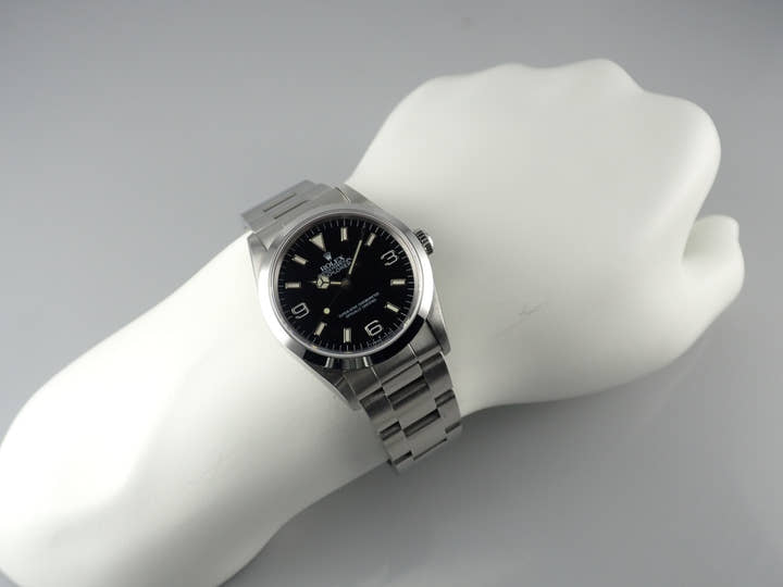 ロレックス エクスプローラーI Ref.14270 ブラック文字盤 中古 explorer-282
