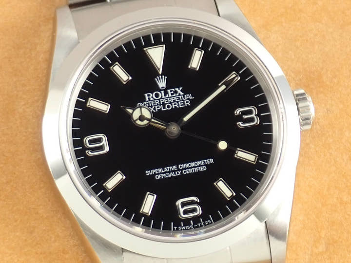 ロレックス エクスプローラーI Ref.14270 ブラック文字盤 中古 explorer-282
