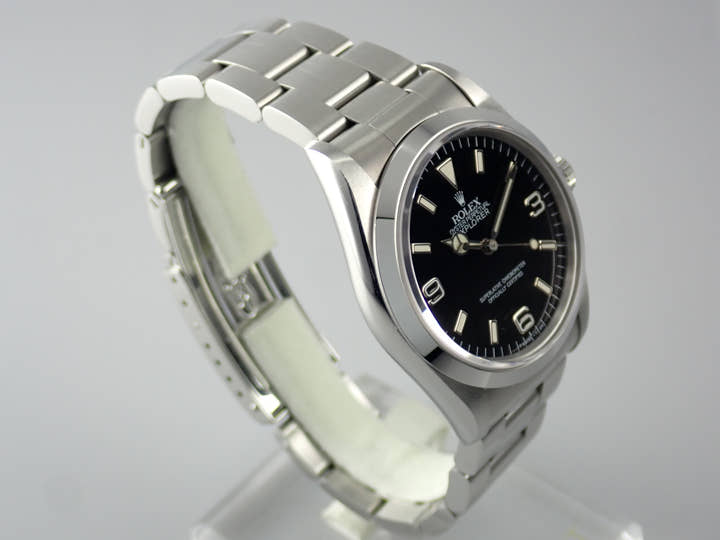 ロレックス エクスプローラーI Ref.14270 ブラック文字盤 中古 explorer-282
