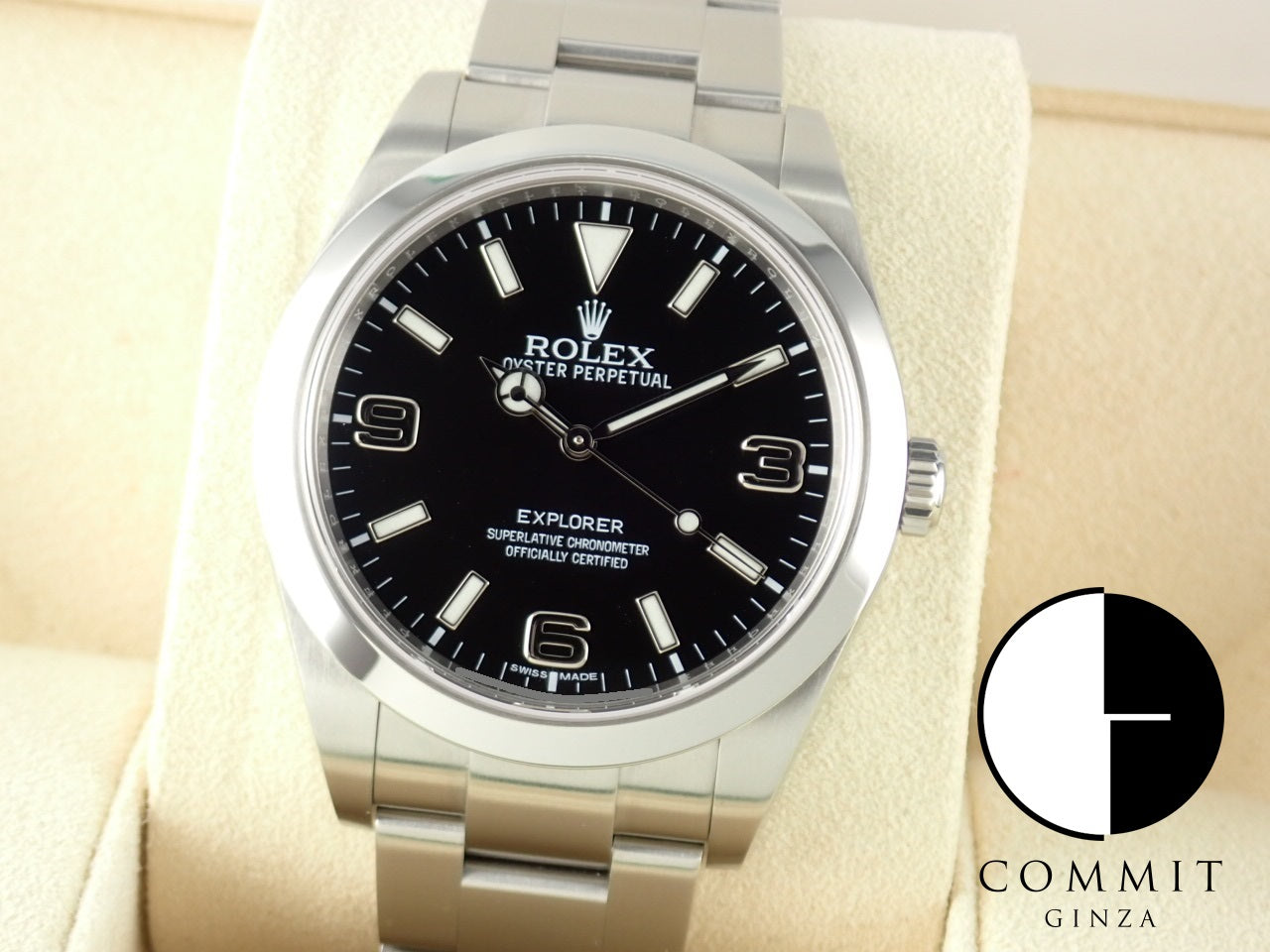 Rolex Explorer Blackout Mirror Buckle &lt;Warranty, Box, etc.&gt;