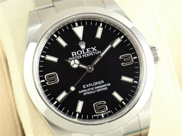 ロレックス エクスプローラー Ref.214270 ブラック文字盤 美品 explorer-285
