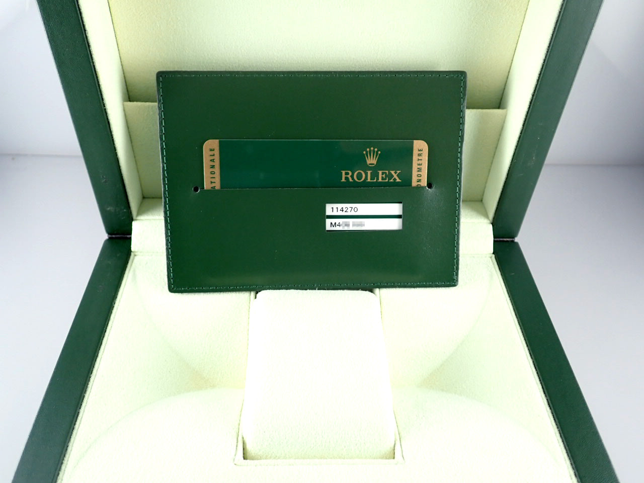 Rolex Explorer M-number Roulette &lt;Warranty card and inner box&gt;