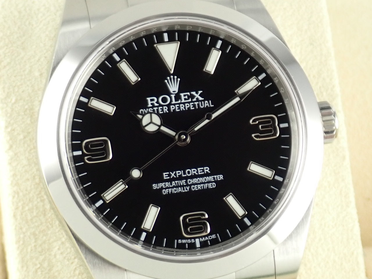 Rolex Explorer Blackout Mirror Buckle &lt;Warranty, Box, etc.&gt;