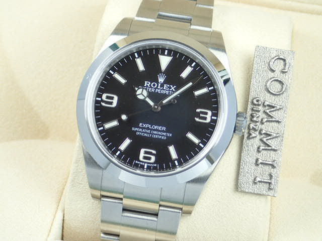 ロレックス エクスプローラー Ref.214270 ブラック文字盤 中古 explorer-29