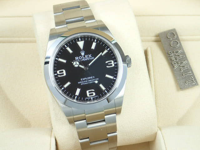 ロレックス エクスプローラー Ref.214270 ブラック文字盤 中古 explorer-29