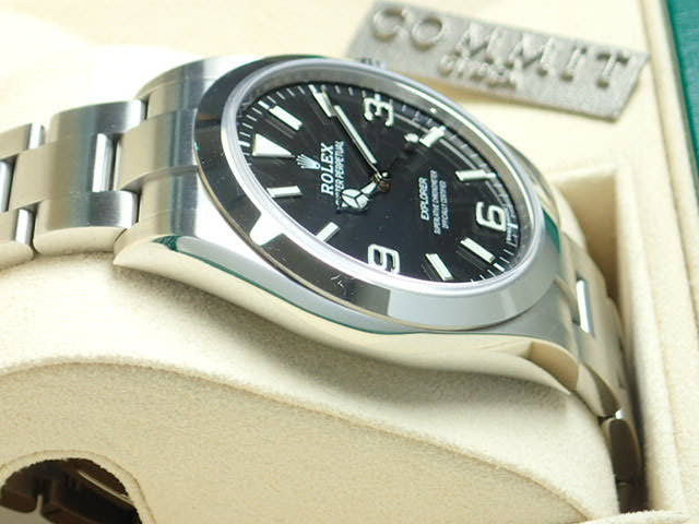 ロレックス エクスプローラー Ref.214270 ブラック文字盤 中古 explorer-29