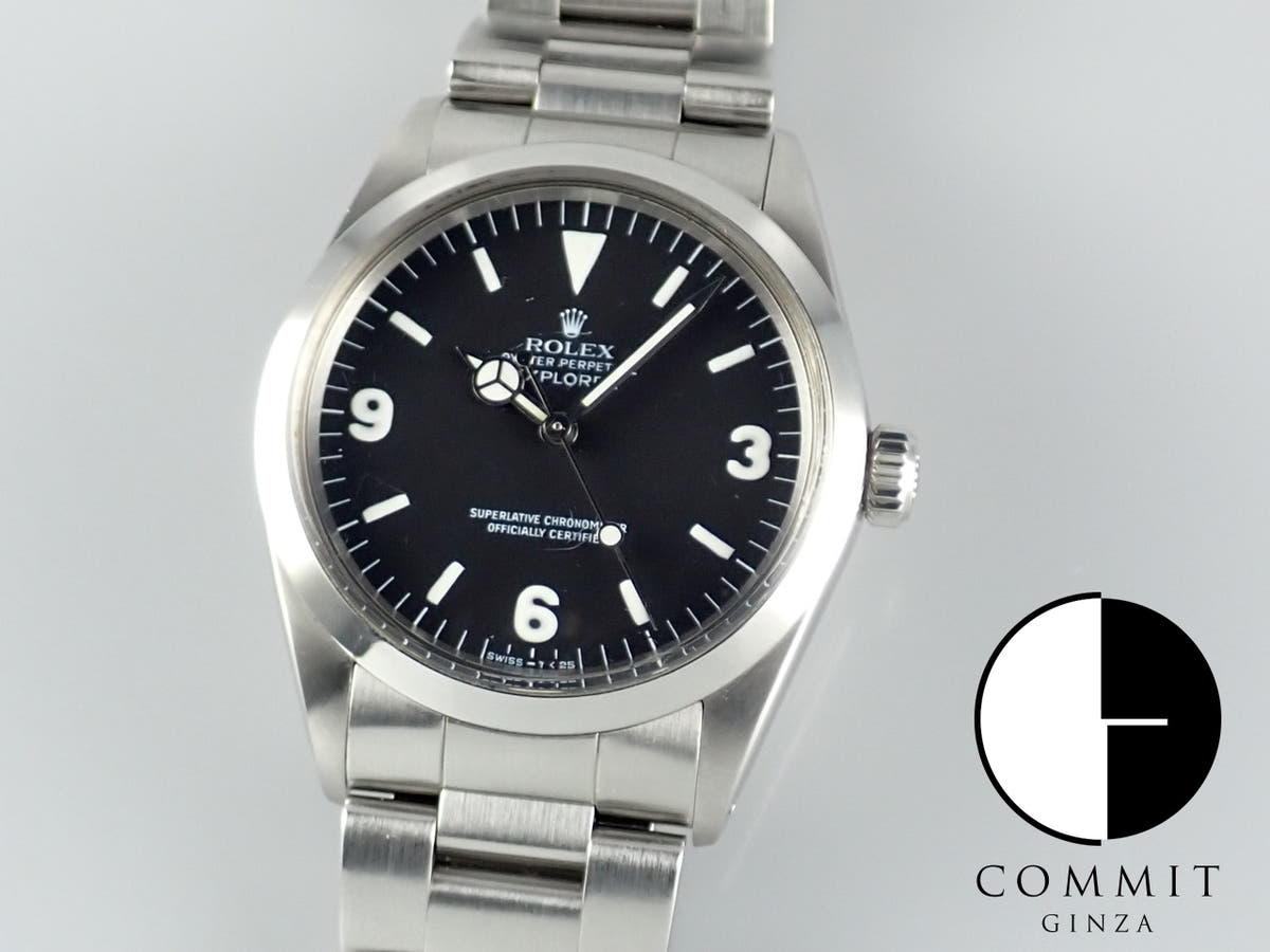 ロレックス エクスプローラーI Ref.1016 ブラック文字盤 中古 explorer-292