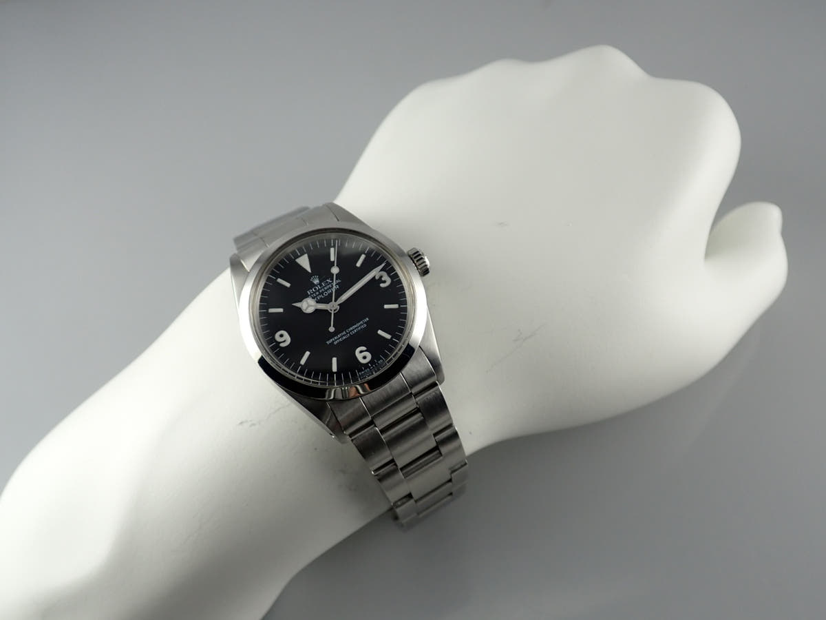 ロレックス エクスプローラーI Ref.1016 ブラック文字盤 中古 explorer-292