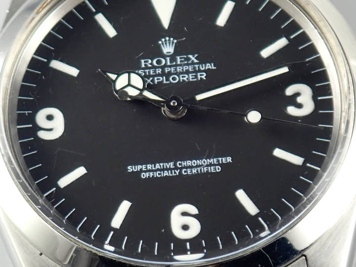 ロレックス エクスプローラーI Ref.1016 ブラック文字盤 中古 explorer-292
