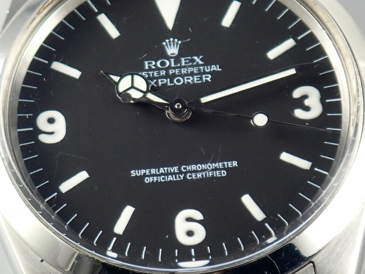 ロレックス エクスプローラーI Ref.1016 ブラック文字盤 中古 explorer-292