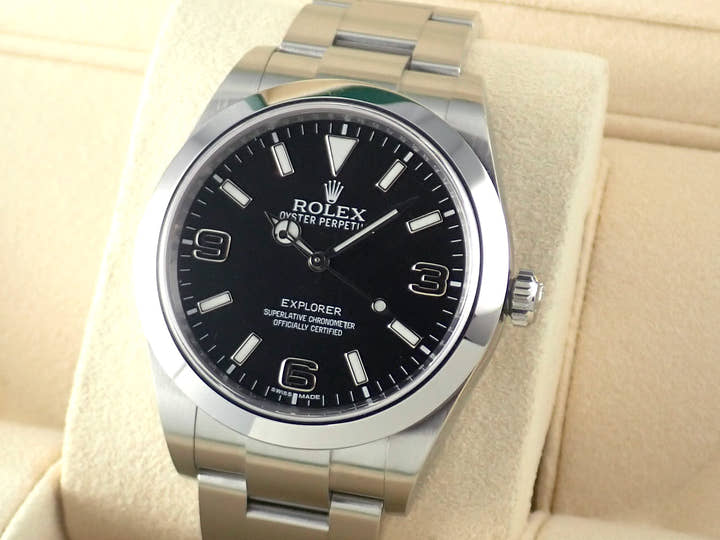 ロレックス エクスプローラー Ref.214270 ブラック文字盤 中古 explorer-293