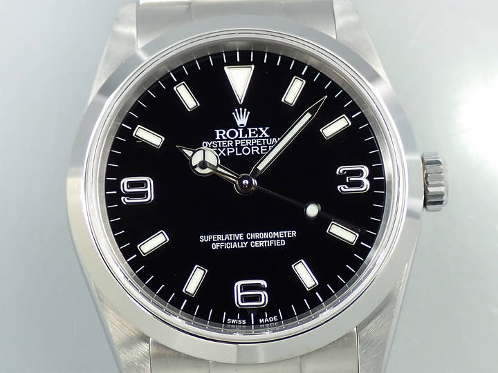 ロレックス エクスプローラーI Ref.114270 ステンレススチール ブラック文字盤
