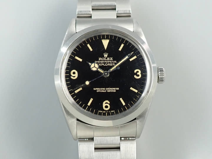 ロレックス エクスプローラーI Ref.1016 ステンレススチール ブラック文字盤