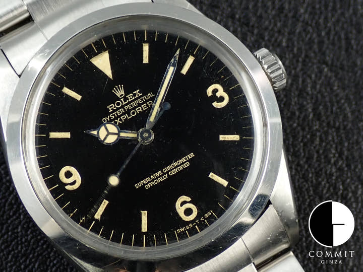 ロレックス エクスプローラーI Ref.1016 ステンレススチール ブラック文字盤
