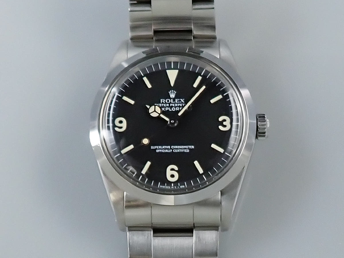 ロレックス エクスプローラーI Ref.1016 ブラック文字盤 中古 4Z1TTTTW