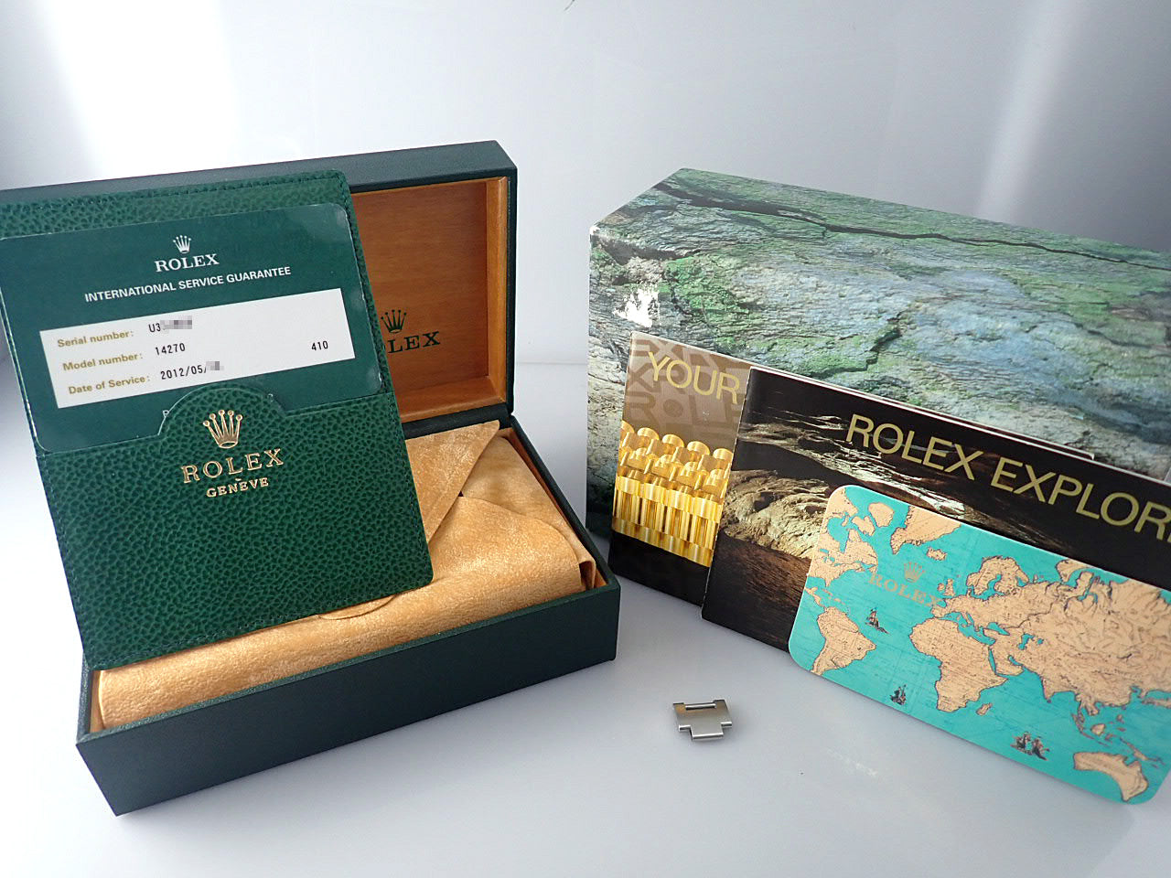 Rolex Explorer I U-serial number &lt;&lt;International service warranty, box, etc.&gt;&gt;