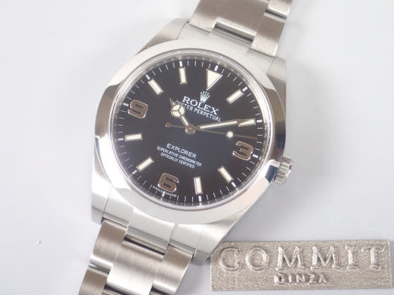 ロレックス エクスプローラー Ref.214270 ブラック文字盤 中古 explorer-2
