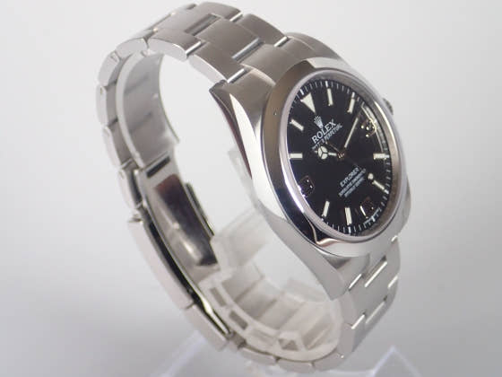 ロレックス エクスプローラー Ref.214270 ブラック文字盤 中古 explorer-2