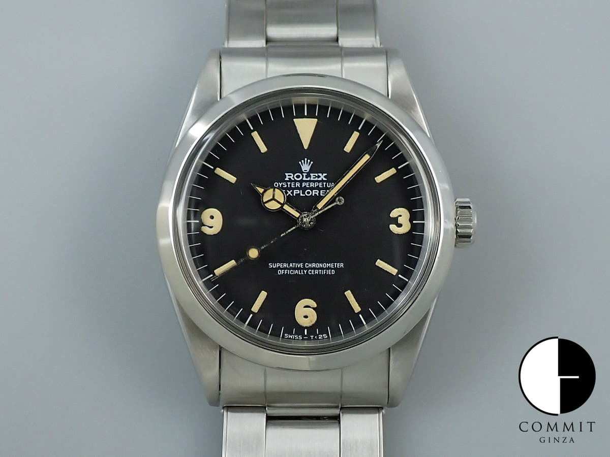 ロレックス エクスプローラーI Ref.1016 ブラック文字盤 中古 4FHJM7A6