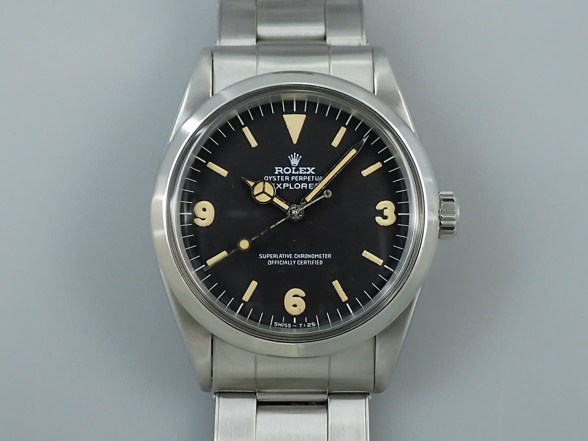 ロレックス エクスプローラーI Ref.1016 ブラック文字盤 中古 4FHJM7A6