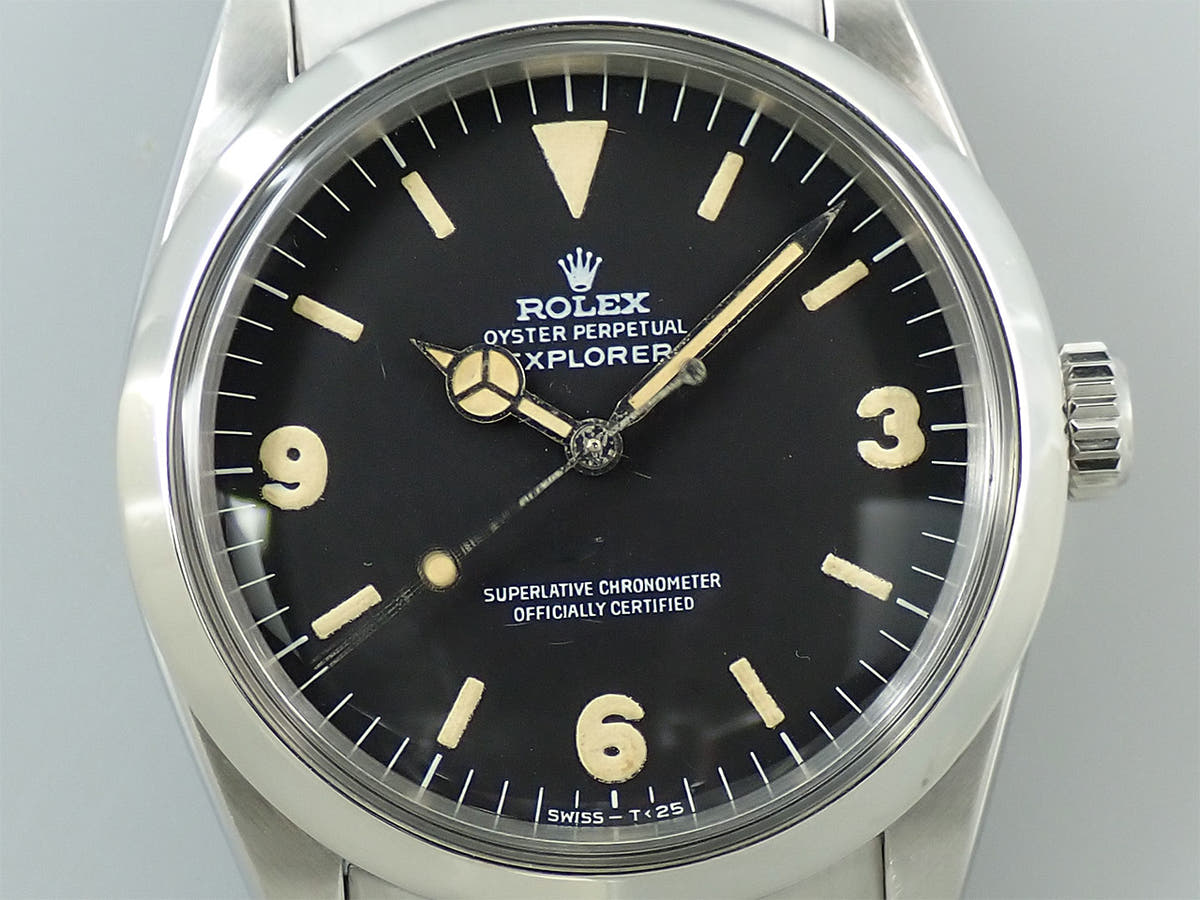 ロレックス エクスプローラーI Ref.1016 ブラック文字盤 中古 4FHJM7A6