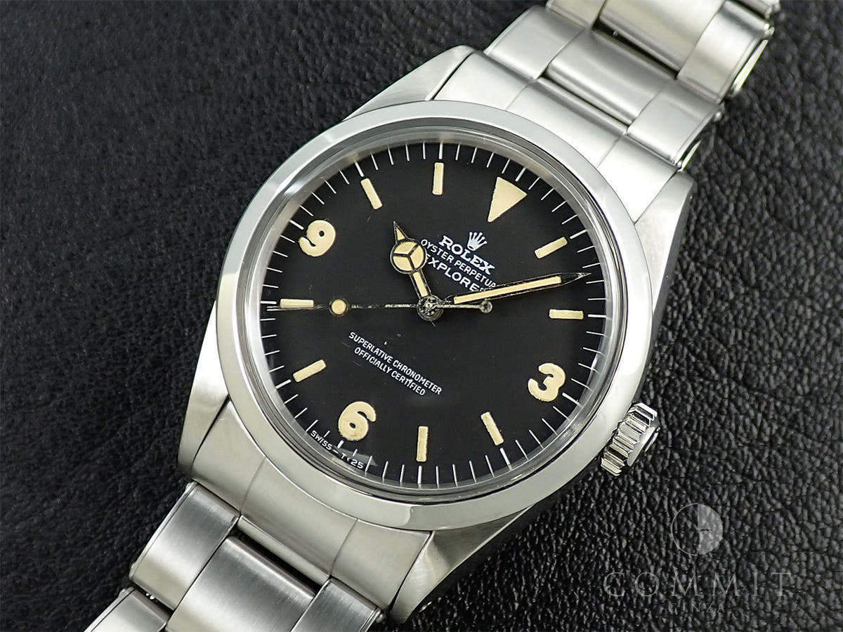ロレックス エクスプローラーI Ref.1016 ブラック文字盤 中古 4FHJM7A6
