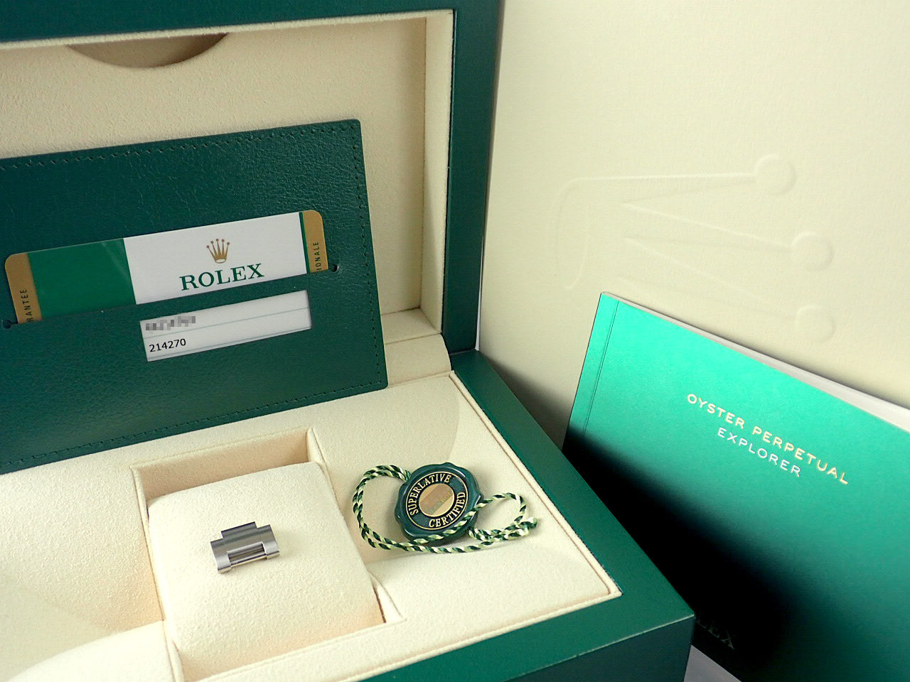 Rolex Explorer [Good Condition] Warranty Card, Box, etc.