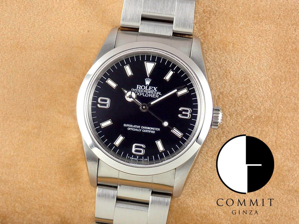 ロレックス エクスプローラーI Ref.14270 ブラック文字盤 中古 explorer-303