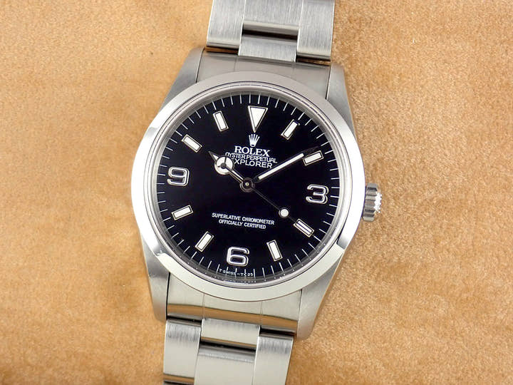 ロレックス エクスプローラーI Ref.14270 ブラック文字盤 中古 explorer-303