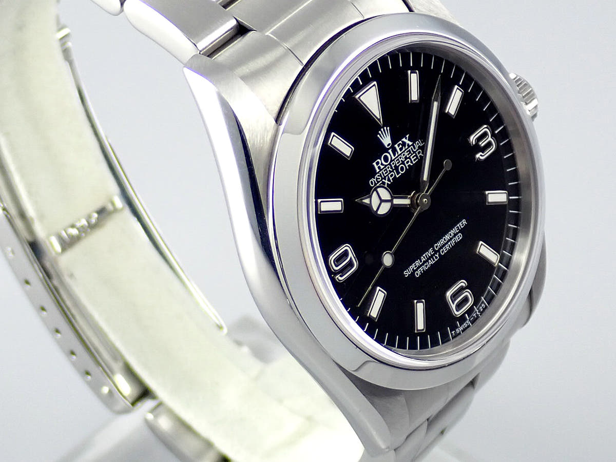 ロレックス エクスプローラーI Ref.14270 ブラック文字盤 中古 explorer-303