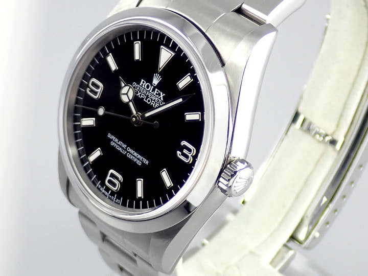 ロレックス エクスプローラーI Ref.14270 ブラック文字盤 中古 explorer-303