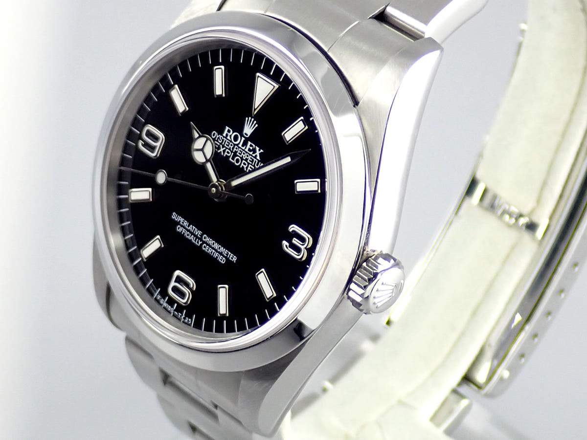 ロレックス エクスプローラーI Ref.14270 ブラック文字盤 中古 explorer-303
