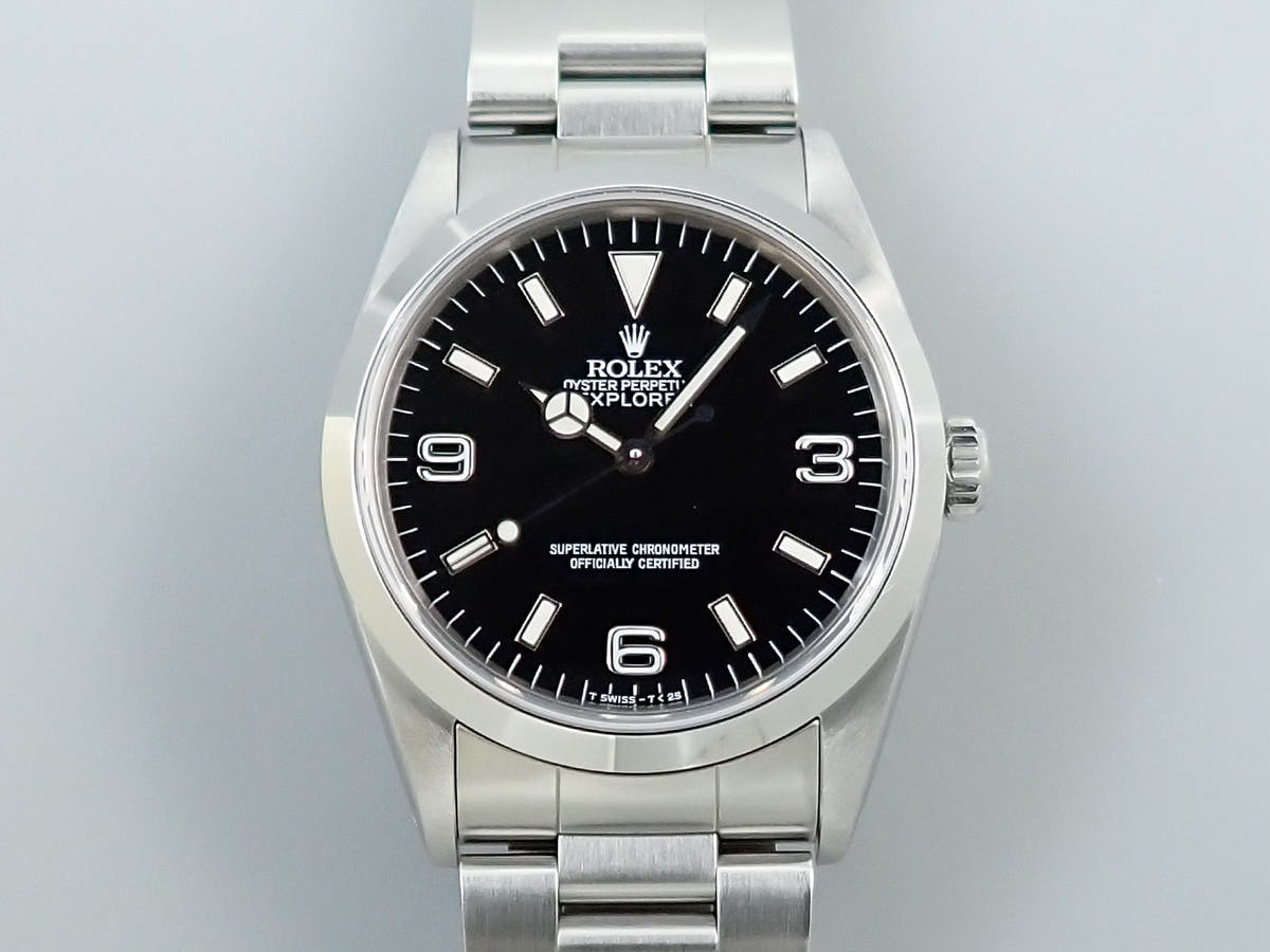 ロレックス エクスプローラーI Ref.14270 ブラック文字盤 中古 5PUAYZAR