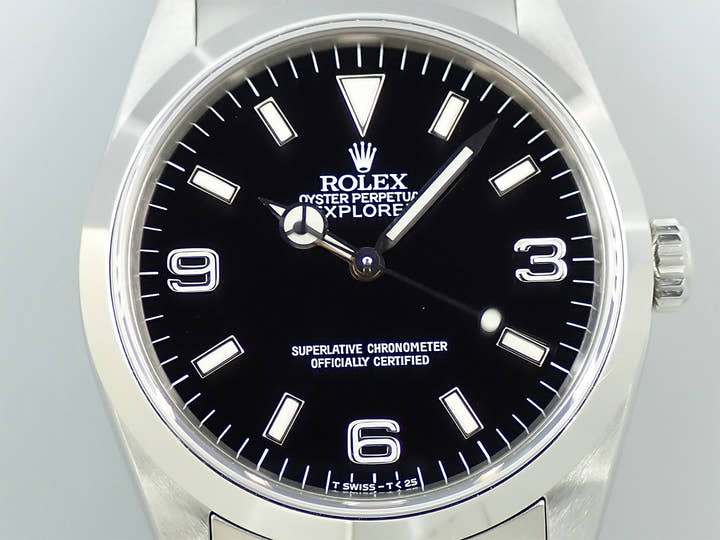 ロレックス エクスプローラーI Ref.14270 ステンレススチール ブラック文字盤